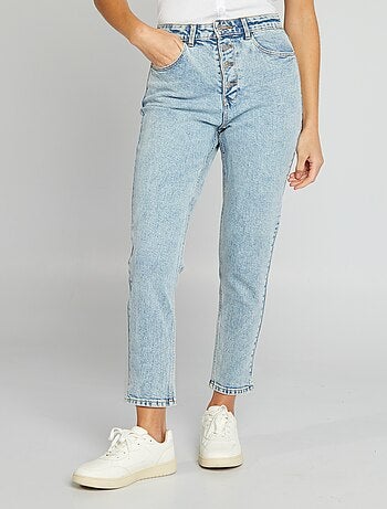 Mom-fit jeans met zeer hoge taille - L28