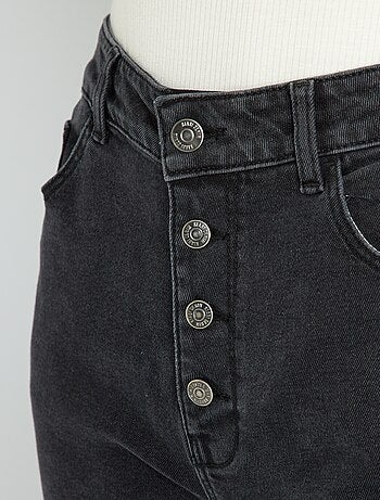 Mom-fit jeans met zeer hoge taille - L32
