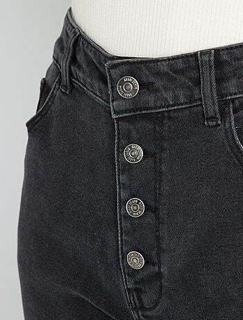 Mom-fit jeans met zeer hoge taille - L34