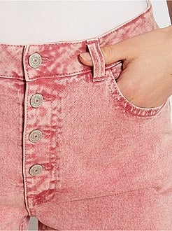 Mom jeans met hoge taille - Kiabi