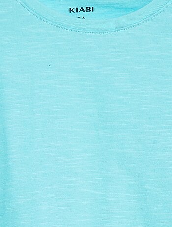 Mouwloos, effen T-shirt