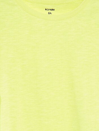 Mouwloos, effen T-shirt