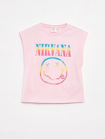 Mouwloos T-shirt 'Nirvana'