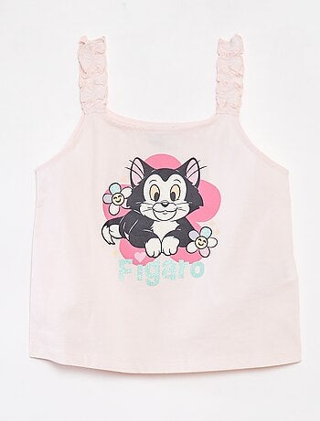 Mouwloos topje met ruchebandjes 'Disney'