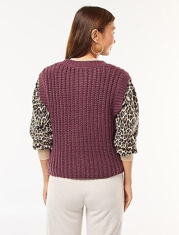 Mouwloos vestje met knoopsluiting