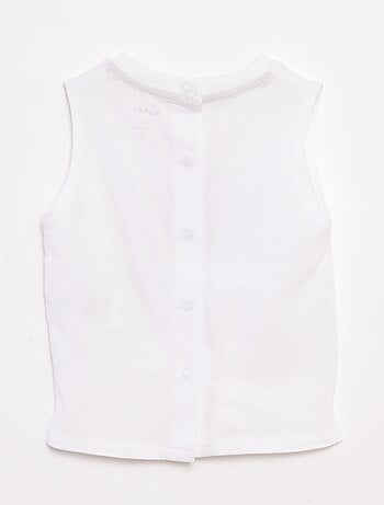 Singlet met bootprint