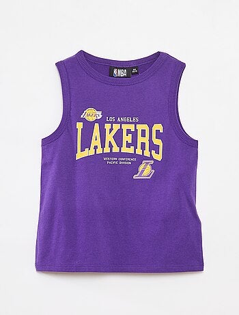 Mouwloze top met ronde hals 'NBA'