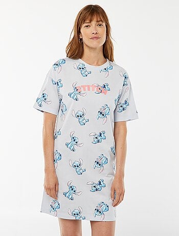 Nachthemd met Stitch-print