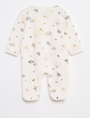 Nachtsetje - Slaappakje + rompertje + knuffeldoekje - 3-delig