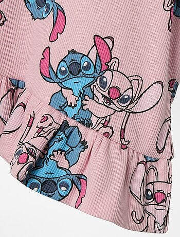 'Name it' - T-shirt met 'Stitch'-print