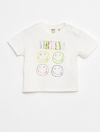 'Nirvana'-T-shirt met korte mouwen