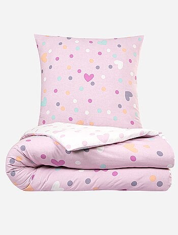 Omkeerbare dekbedset voor 1-persoonsbed