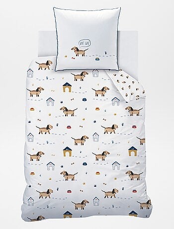 Omkeerbare lakenset voor 1-persoonsbed