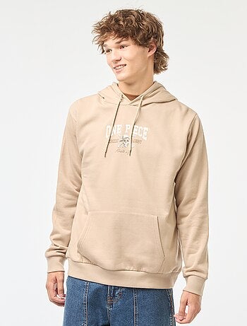 One-Piece-hoodie met print voor en achter