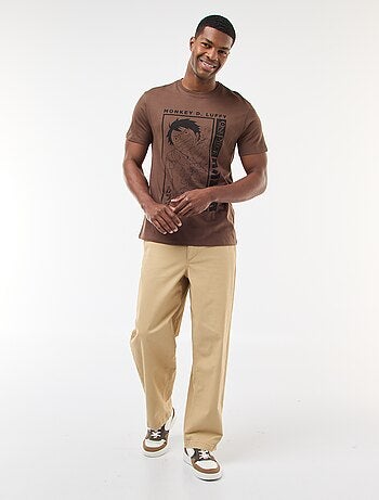 One Piece-T-shirt met korte mouw