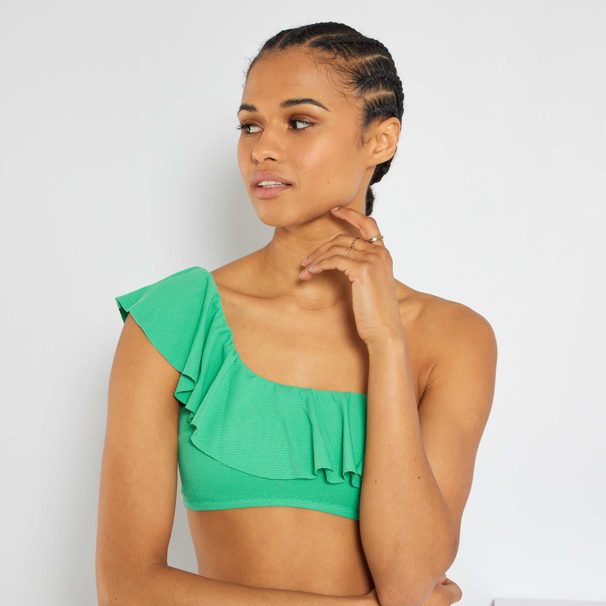 'One shoulder'bikinitop femme GROEN Kiabi 12,00€