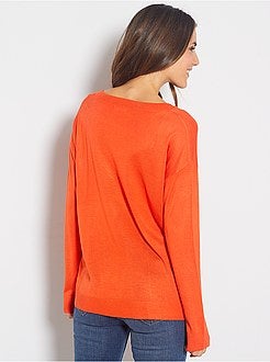 Oversized met een V-hals - Kiabi