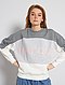     Oversized sweater met colorblock afbeelding 7

