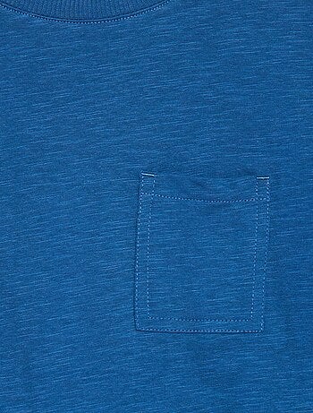 Oversized T-shirt effen T-shirt met zakje