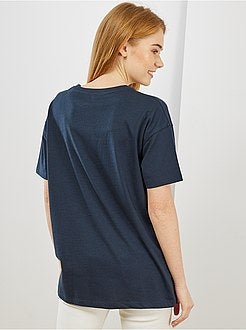 Oversized T-shirt met een ecodesign - Kiabi