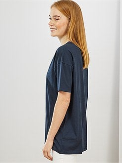 Oversized T-shirt met een ecodesign - Kiabi