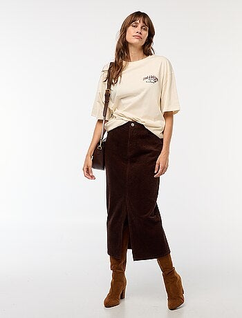 Oversized T-shirt met print