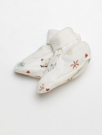 Pakje van joggingstof + slofjes