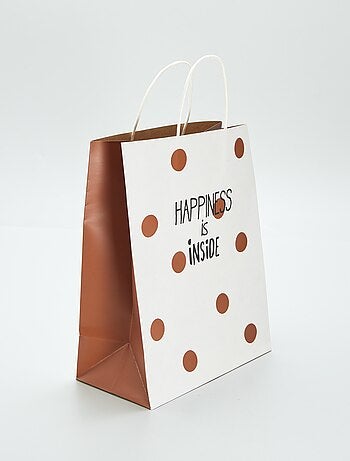 Papieren cadeautasje