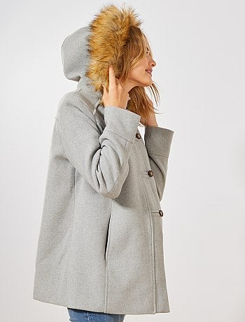 Zwangerschapskleding - Positiejas in duffelcoat-stijl - Kiabi