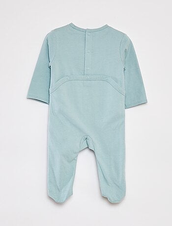 Pyjama met voetjes en motiefje