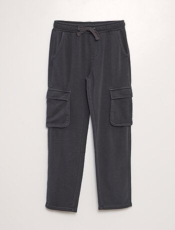Rechte broek met klepzakjes