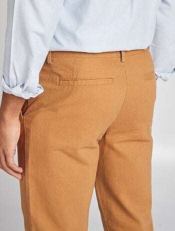 Rechte/regular fit chino