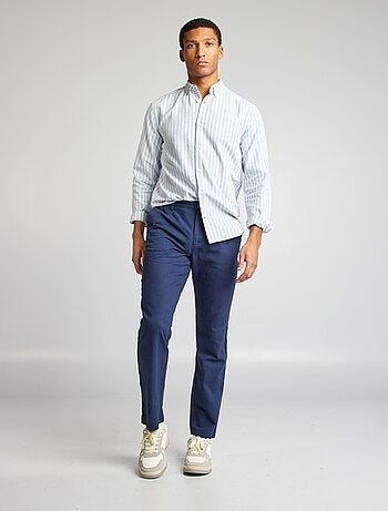 Rechte/regular fit chino