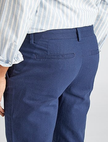 Rechte/regular fit chino