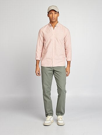 Rechte/regular fit chino