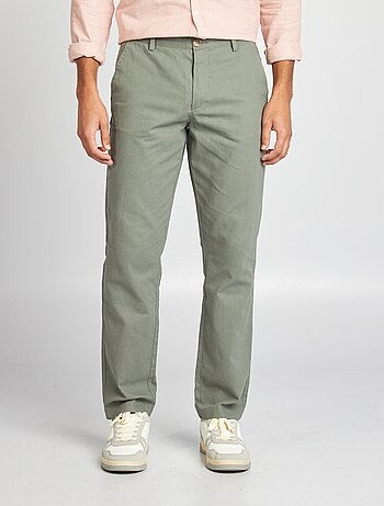 Rechte/regular fit chino