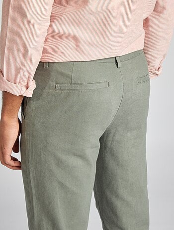 Rechte/regular fit chino