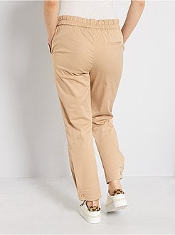 Regular-fit broek met elastische taille - Kiabi