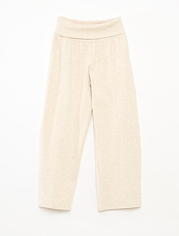 Regular-fit broek met elastische taille