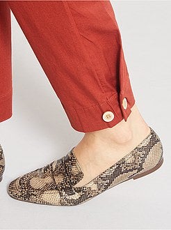 Regular-fit broek met elastische taille - Kiabi