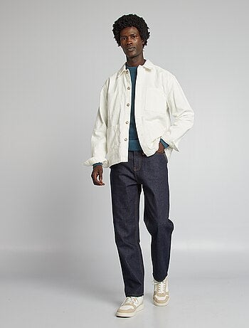 Regular-fit overhemd van velours