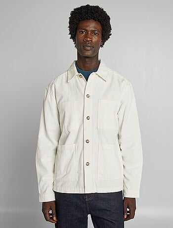 Regular-fit overhemd van velours