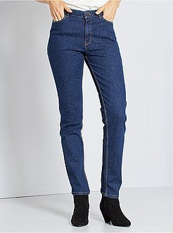 Regular stretch jeans met hoge taille - Kiabi