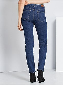 Regular stretch jeans met hoge taille - Kiabi