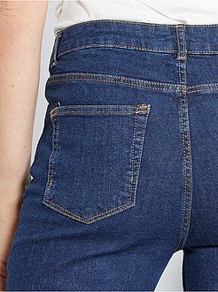 Regular stretch jeans met hoge taille - Kiabi