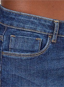 Regular stretch jeans met hoge taille - Kiabi