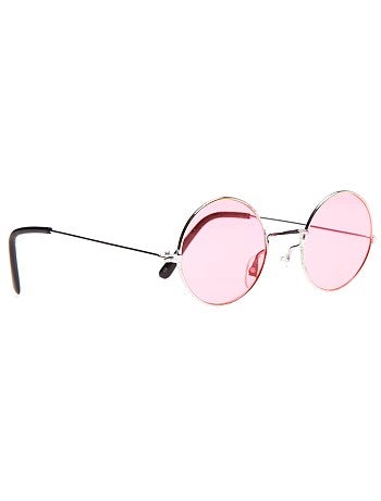 Ronde bril verkleedkleding hippie