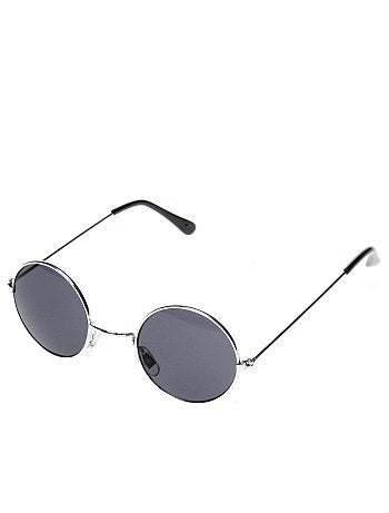 Ronde bril verkleedkleding hippie