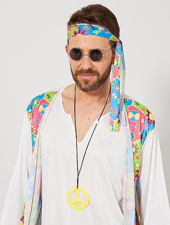 Ronde bril verkleedkleding hippie