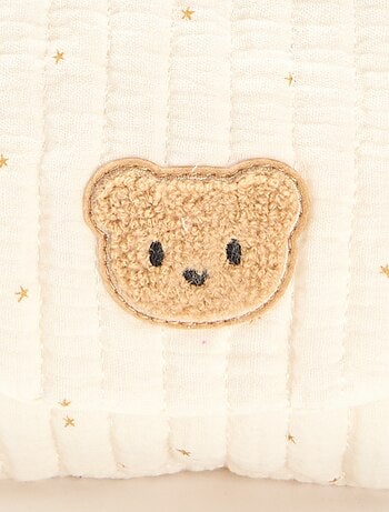 Rugzak van luchtige, losgeweven katoen met print